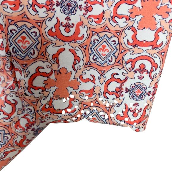 Cabana Life Long Sleeve Rash Guard Pink Blue Swim Top Women's XL - Picture 5 of 9